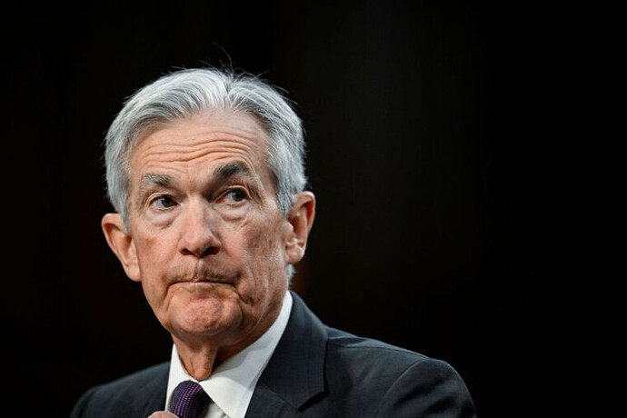 Le président de la Réserve fédérale américaine Jerome Powell à Washington